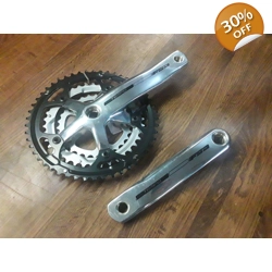 FSA Tempo Square Taper Crankset 30/39/50T 175mm - NOS
