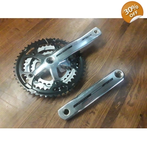 FSA Tempo Square Taper Crankset 30/39/50T 175mm - NOS