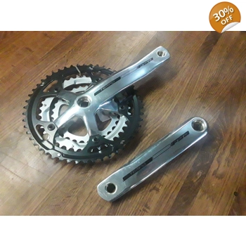 FSA Tempo Square Taper Crankset 30/39/50T 175mm - NOS