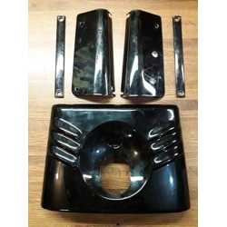 2010-17 Harley Davidson FLSTFB Softail Fatboy Lo Fork Cover Headlight Panel 67987-10BHP