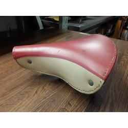 Italian Vintage Red White Mattress Saddle