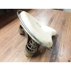 Troxel Antique Leather Bicycle Saddle with Guard