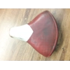 Messinger Red White Vinyl Saddle 1940s