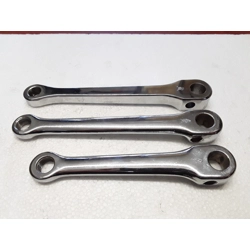 Raleigh Chrome Steel Cottered Left Crank Arm 3 Sizes - NOS