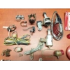Job Lot of Vintage Bicycle Light Parts Bulbs Lenses Generators Switches