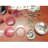 Job Lot of Vintage Bicycle Light Parts Bulbs Lenses Generators Switches