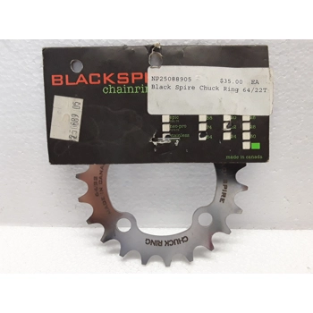 Blackspire Chuck Ring Stainless Chainring 64mm 22 Tooth - NOS