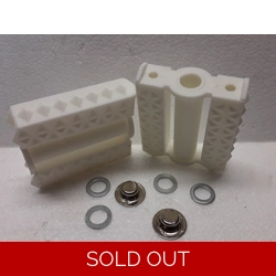 Vintage Tricycle Pedals White for 1/2in Shaft - NOS