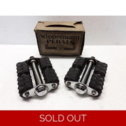 Wippermann 4 Block Antique Rubber Pedals - NOS
