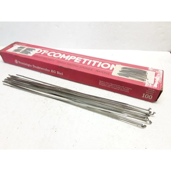 DT Swiss New Aero Stainless Bladed Spokes 295mm Silver 12pc - NOS