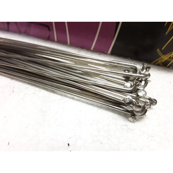 DT Swiss Revolution Stainless Butted Spokes 268mm Silver 36pc - NOS