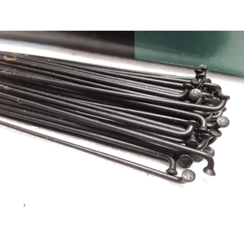 DT Swiss Super Comp Stainless Butted Spokes 288mm Black 52pc - NOS