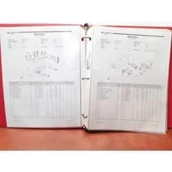 1985 Honda CB750SC Nighthawk Parts List