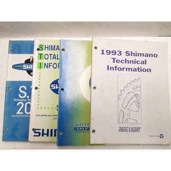 Shimano Technical Information Manuals 1993 1997 1999 2000 - Set of 4