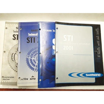 Shimano Technical Information Manuals 2001 2002 2003 2004 - Set of 4