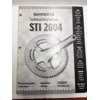 Shimano Technical Information Manuals 2001 2002 2003 2004 - Set of 4