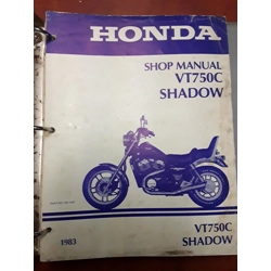 1983 Honda VT750C Shadow Shop Manual HM-1042