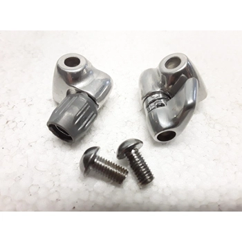 Shimano Bolt On Downtube Cable Stops with Lever Pair - NOS