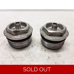 1983-87 Honda CB650SC CX650C VF750F VT750C Fork Air Caps 51450-ME5-003 - Pair