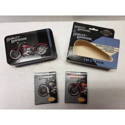 Harley Davidson Licenced Historical Playing Cards in Limited Edition Tin - NOS