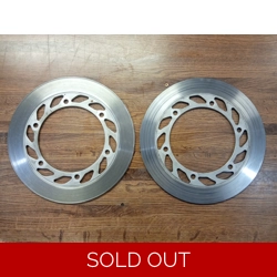 1983-84 Honda CB650SC CBX600E CBX650E CB1100F Front Brake Rotors - Pair 45251-MG5-670 45351-MG5-670