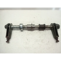 1981 Kawasaki KZ440C Rear Axle with Tensioners and Spacers