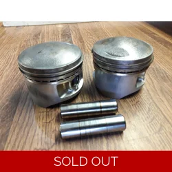 1980-83 Kawasaki KZ440 Pistons and Wrist Pins - Pair 13002-1011 13001-1032