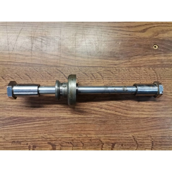 1974-79 Kawasaki KD125 KD175 KX125 Front Axle with Nuts and Hub Collar 41069-025 41068-043 41069-024