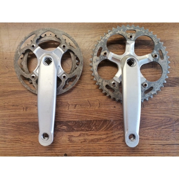 Bike E E2 Tandem Recumbent Rear Crankset 34T 48T 170mm