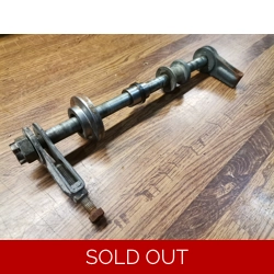 1978-82 Kawasaki KL250A KLR250 Rear Axle with Collars Tensioners Nut 42036-1020 92027-1100 41068-110