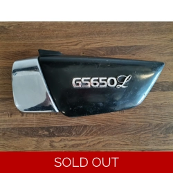 1981-82 Suzuki GS650GL Left Side Cover 47200-34810 47200-34820 68131-34400