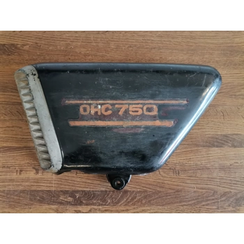 1973-74 Yamaha TX750 Left Side Cover 341-21711-00 341-21711-01 341-21781-00 #2