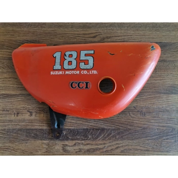 1973-76 Suzuki TS185 Left Side Cover 47211-29610 47211-29611
