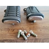 1985-86 Honda VF700C VF750C Magna Driver Foot Pegs and Brackets 50640-MK3-000 50630-MK3-000
