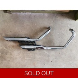 2004-06 Honda VTX1300C Complete Exhaust Set 18400-MEM-670 18300-MEM-670 18420-MEM-670 #2