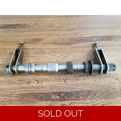 1979-83 Suzuki GS750 GS1000 GSX750 Rear Axle with Collars and Tensioners 09180-20070 64711-49000