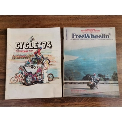 Cycle '74 Magazine and FreeWheelin' Aug-Sept 1980