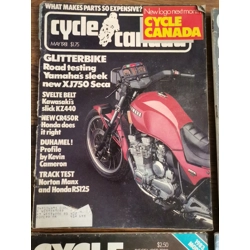 Cycle Canada Magazine May 1981 plus Jan Dec 1982 and June 1983