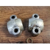 1969-81 Kawasaki H1 KH500 KZ650 KZ750 KZ900 KZ1000 Front Axle Clamps 44063-014