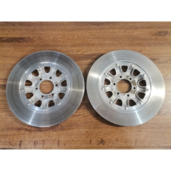 1974-77 Suzuki GS750 GT500 GT550 GT750 RE5 Front Rear Brake Rotors 295mm Grey 59210-37001