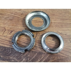 1976-09 Kawasaki BN EL EX KZ Steering Cone Cap Nut 46098-016 92090-007 92047-011