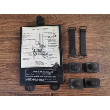 1980-83 Kawasaki KZ440A KZ440D LTD Seat Dampers Document Holder Straps 92072-1006 32099-011