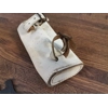 Vintage Leather Saddle Tool Bag with Tools White