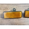 1982-83 Yamaha XS400 Maxim Amber Side Marker Reflectors 11H-85110-01-00 12R-85112-00-00