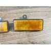 1982-83 Yamaha XS400 Maxim Amber Side Marker Reflectors 11H-85110-01-00 12R-85112-00-00