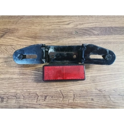 1982-83 Yamaha XS400 Maxim Licence Plate Bracket with Reflector 3Y6-85130-02-00 12R-84751-00-33