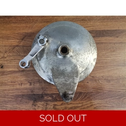 1981-83 Yamaha XJ550R Seca XS400 Maxim Brake Drum Plate w/ Shoes 371-25355-02-00 4G0-25321-00-38 #1