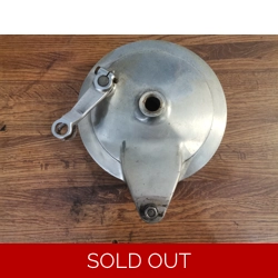 1981-83 Yamaha XJ550R Seca XS400 Maxim Brake Drum Plate w/ Shoes 371-25355-02-00 4G0-25321-00-38 #2