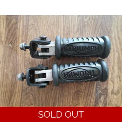 2001-22 Triumph America Bonneville Speedmaster Passenger Foot Pegs T2081043 T2081044