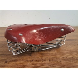 Phoenix Faux Leather Sprung Bicycle Saddle Brown
